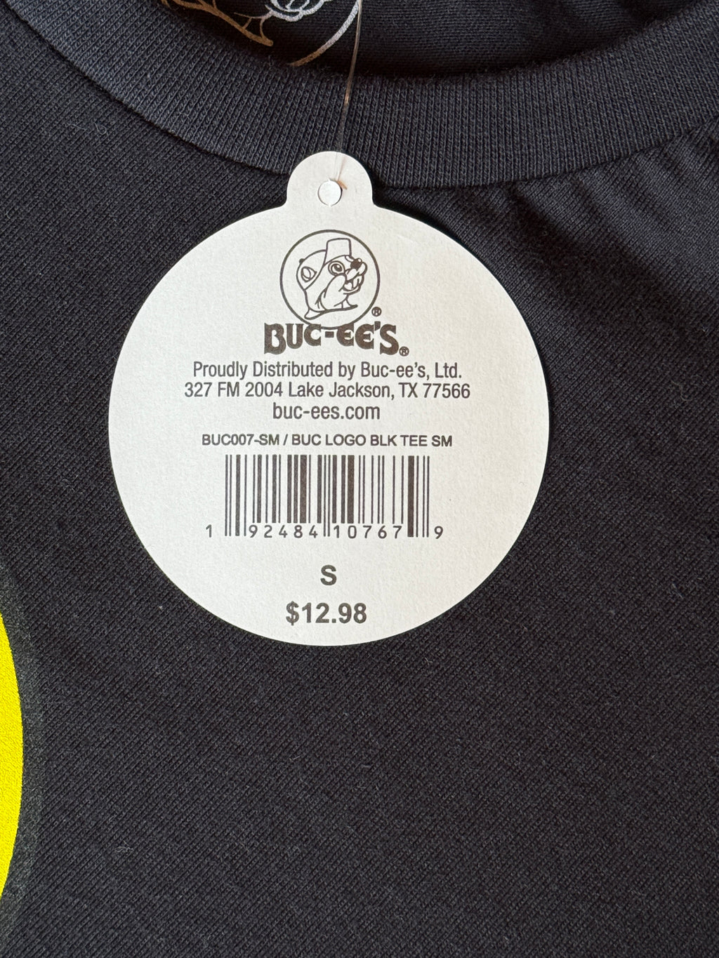 Black Buc-ee's Lego T-shirt