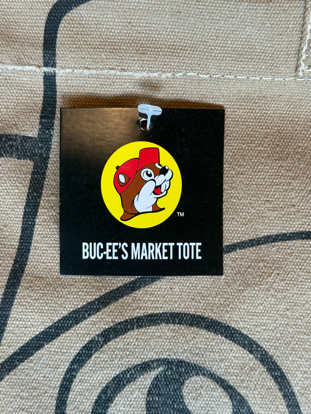 Buc-ee's Tan Canvas Tote Bag
